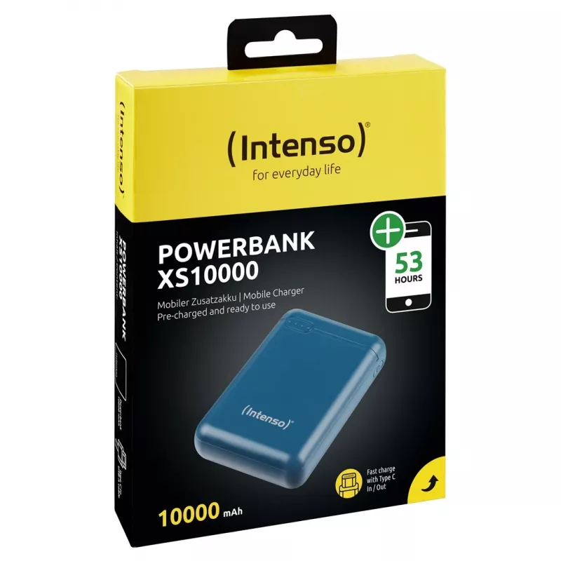 Intenso XS10000 Litowo-polimerowy (LiPo) 10000 mAh kolor petrol