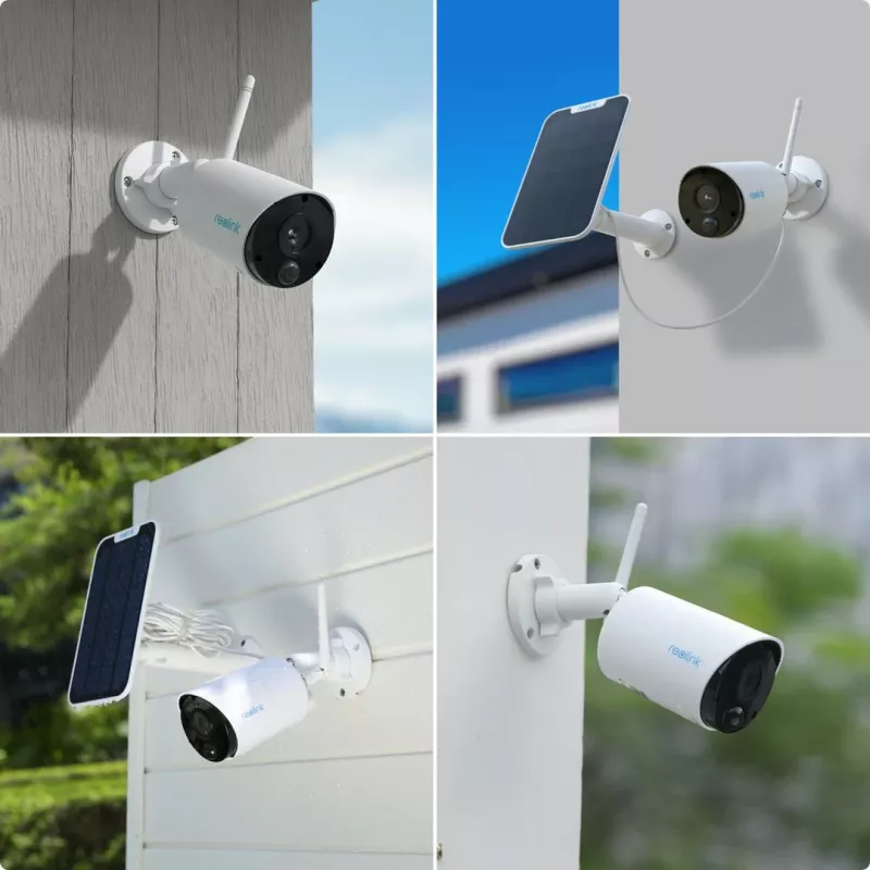 Reolink Argus Series B320 - 3MP Bezprzewodowa kamera bezpieczeństwa na baterię z detekcją osób/pojazdów, dwukierunkowym audio