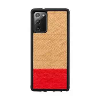 Etui na telefon man and wood Galaxy Note 20 Herringbone Azalea Czarny