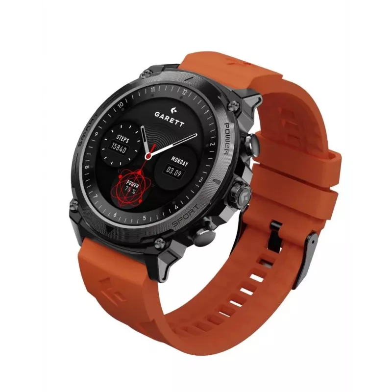 Smartwatch Garett Atom Czarny Steel