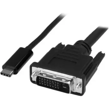 Microconnect USB3.1CDVI18B 1.8m USB C DVI-D czarny kabel-adapter wideo