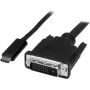 Microconnect USB3.1CDVI18B 1.8m USB C DVI-D czarny kabel-adapter wideo