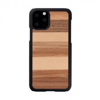 Etui na smartfona man and wood do iPhone 11 Pro — kolor Czarny Sand, ochronna powłoka