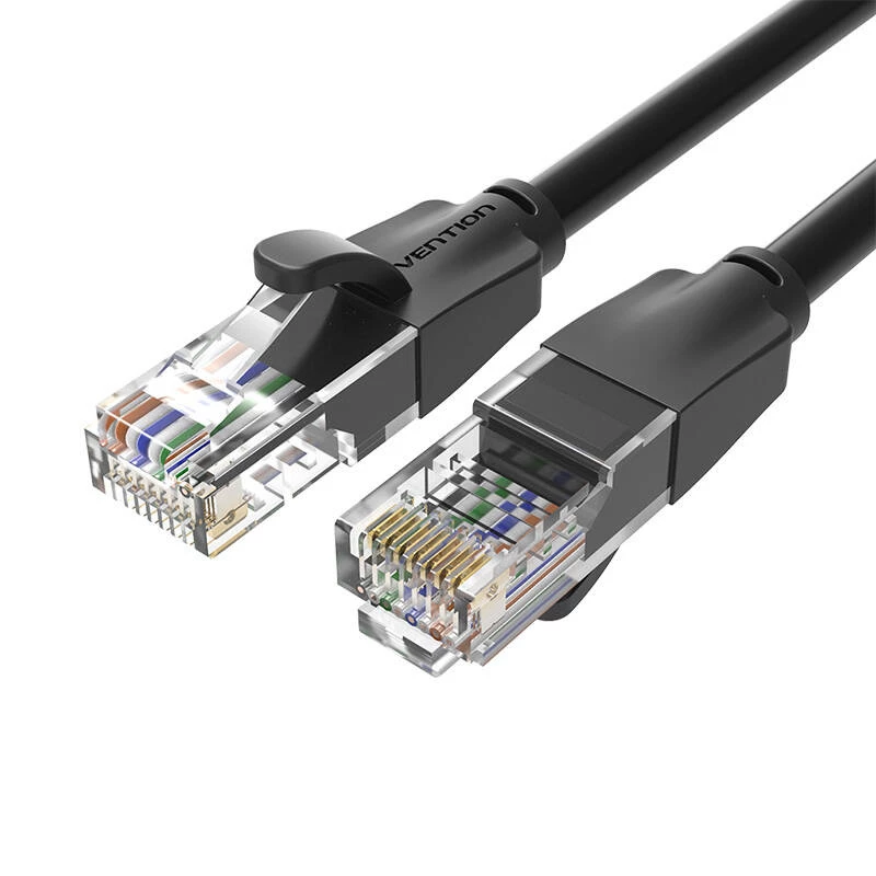 Kabel krosowy CAT.6 UTP/10M Czarny Ibebl Vention