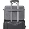 Torba Toploader DEFENDER Solid na laptopy 15,6 cala, poliuretanowa, szara, uchwyt do przenoszenia, odpinany pasek na ramię