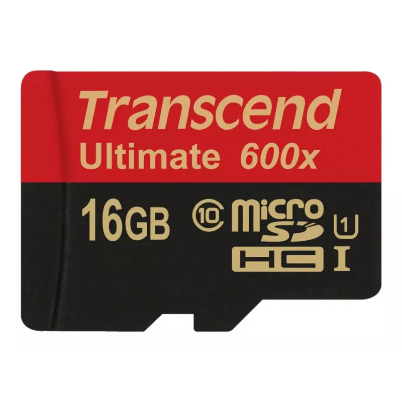 Transcend microSDHC MLC 16GB Class 10 UHS-I 600x + adapter SD