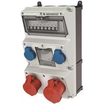 MENNEKES Kombinacja gniazd 930013 AMAXX 2xCEE 5x16/32A 2xSchuko 4xLS 930013 (930013)