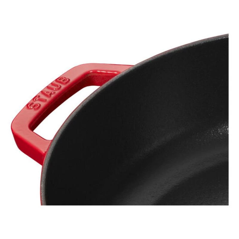 Staub Pieczeń Chistera 28cm okrągła czerwona wiśnia 40511-474-0 405114740 (40511-474-0)