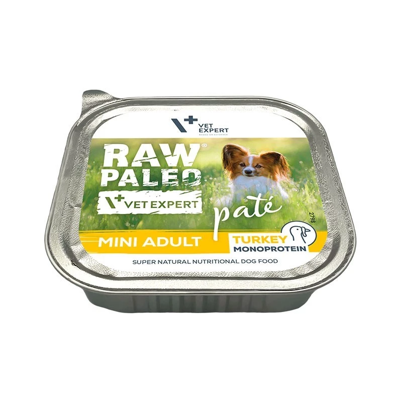 RAW PALEO Pate Mini Adult Beef - mokra karma dla psa - 150 g