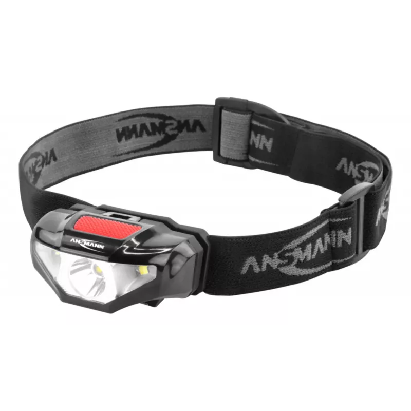 Ansmann HD70B - Latarka czołowa - Czarny - akrylonitryl-butadien-styren (ABS) - Tworzywo sztuczne - IP44 - LED - 1 lampa
