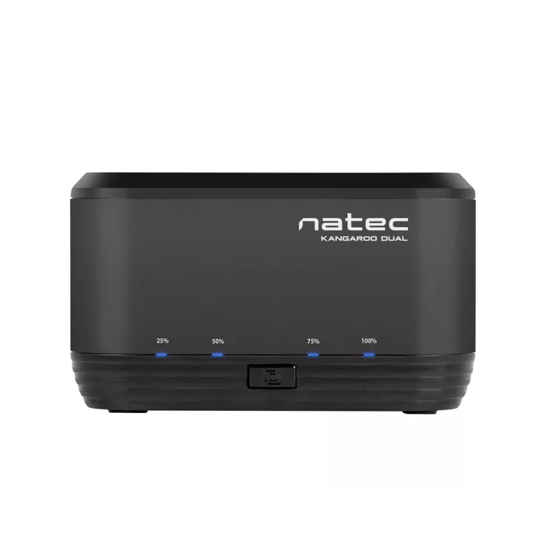 Stacja dokująca HDD 2,5/3,5 USB 3.0 Natec Kangaroo Dual, funkcja klonowania, zasilacz