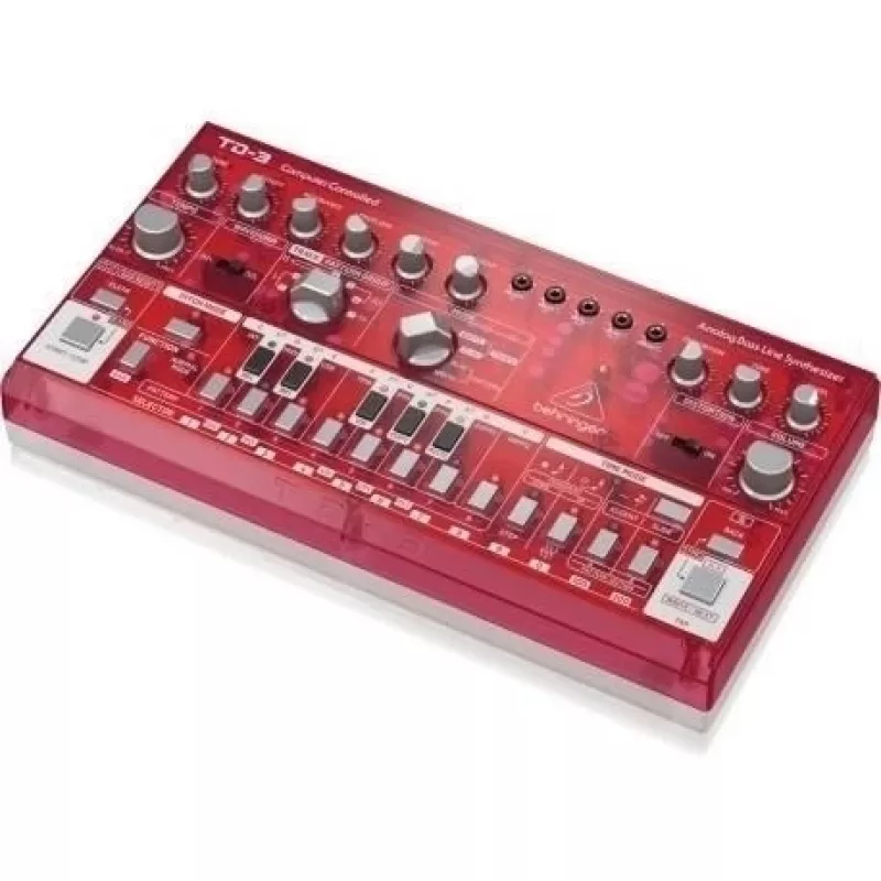Behringer TD-3-SB Syntezator linii basowej czerwony transparent