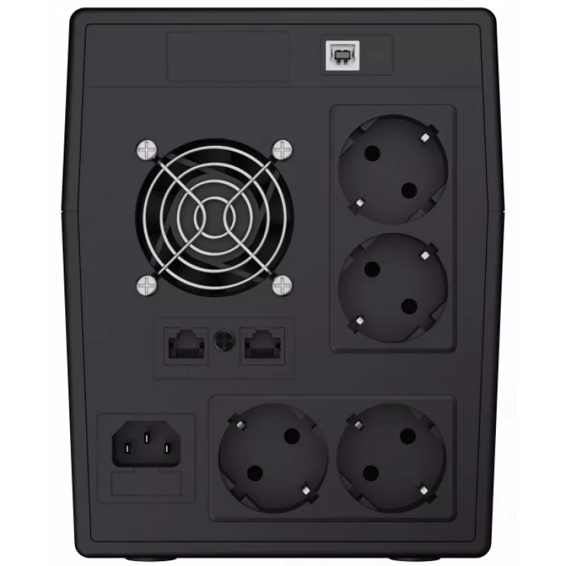 Green Cell UPS04 zasilacz awaryjny (UPS) Line-Interactive 1.999 kVA 900 W 5 gniazd AC