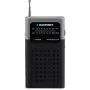 Przenośne radio BLAUPUNKT PR4BK – analogowe AM/FM, antena zewnętrzna, 0,3 W RMS, bateria AA (3 V), czarne