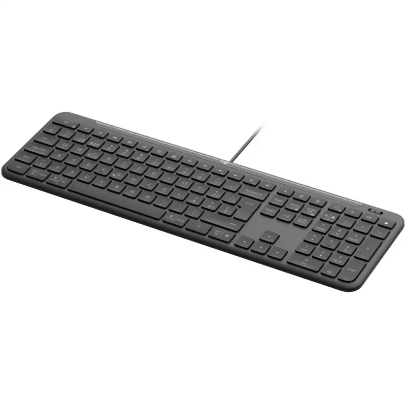 Klawiatura przewodowa LOGITECH Signature Slim K620 dla biznesu - GRAFIT - US MIĘDZYNARODOWA - USB - N/D - INTNL-973 - USB-C
