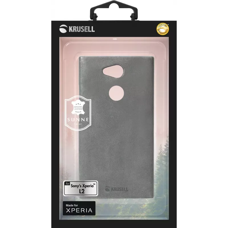 Cover Krusell Sunne Sony XPERIA L2 14 cm (5.5 cala) Szary