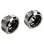 Adapter G1/4 cala męski do twardej rury 16 mm BitsPower Touchaqua TA-FH16-GS, 2 szt., srebrny