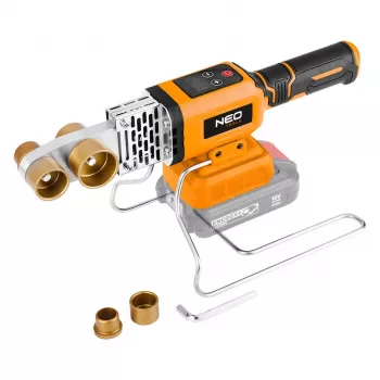 Zgrzewarka do rur NEO tools Energy+ 18V — akumulatorowa zgrzewarka do rur, model 04-622