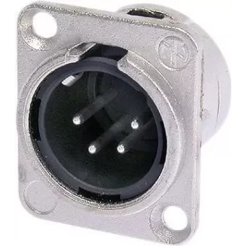 Neutrik NTR-NC4MDL1 - -30 - 80 °C - Czarny - Srebrny - UL - UL 94 HB - IEC 61076-2-103 - IP 40 - IEC 68-2-20 (NC4MDL1)