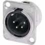 Neutrik NTR-NC4MDL1 - -30 - 80 °C - Czarny - Srebrny - UL - UL 94 HB - IEC 61076-2-103 - IP 40 - IEC 68-2-20 (NC4MDL1)