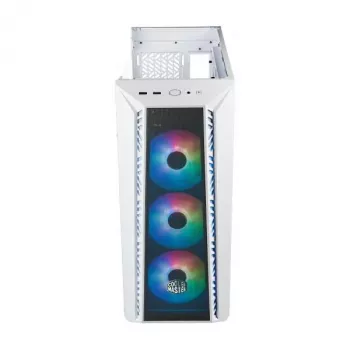 Cooler Master MasterBox 520 - Midi Tower - PC - Biały - ATX - EATX - micro ATX - Mini-ITX - SSI CEB - ABS - Stal - Szkło hartowane - Multi
