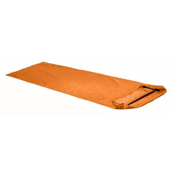 Śpiwór ORTOVOX Bivy Single dla dorosłych, prostokątny, poliuretanowy, niebieski, pomarańczowy