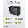 Goobay USB-C PD GaN Dual Fast Charger 30 W czarny (75335)