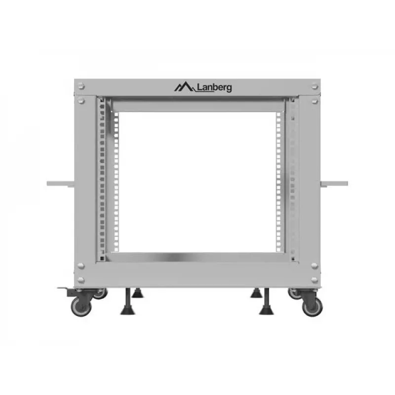 Szafa rack 19 9U 600x600-1100 regul. szara