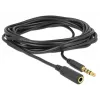 Kabel audio DeLOCK 84668 3m 3,5mm Czarny