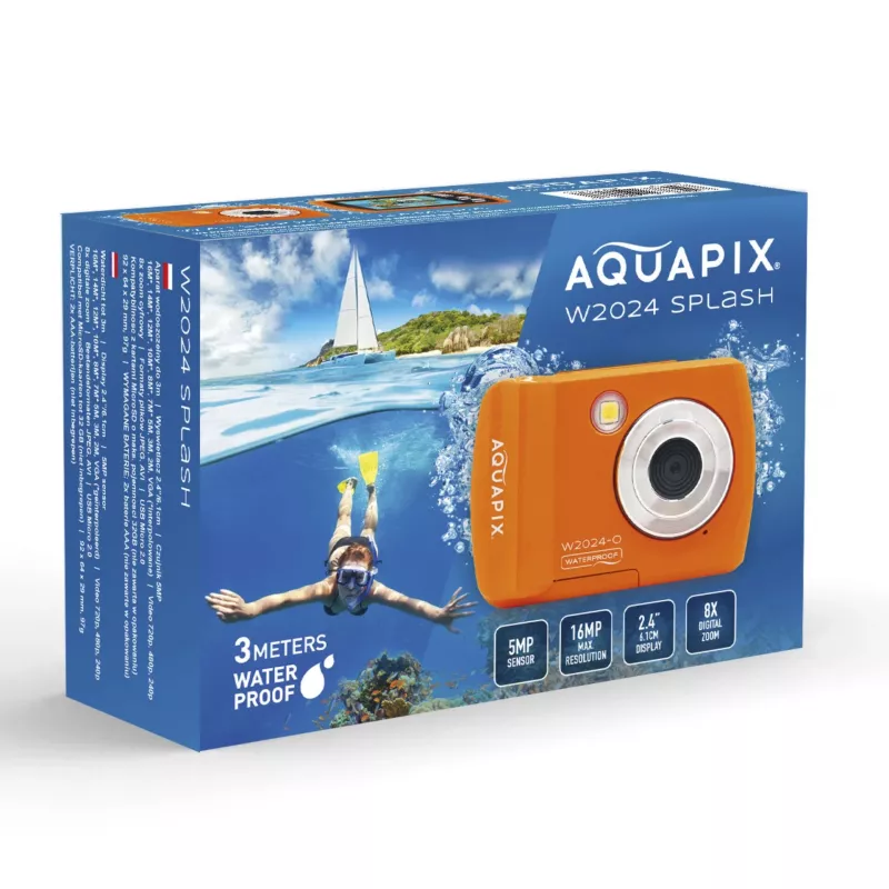 Kompaktowy aparat Easypix W2024 Splash 5 MP CMOS 1280 x 720 pikseli