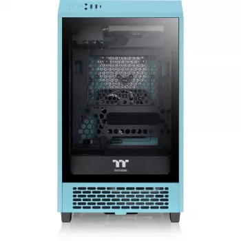 Thermaltake The Tower 200 turkusowy Tempered Glass