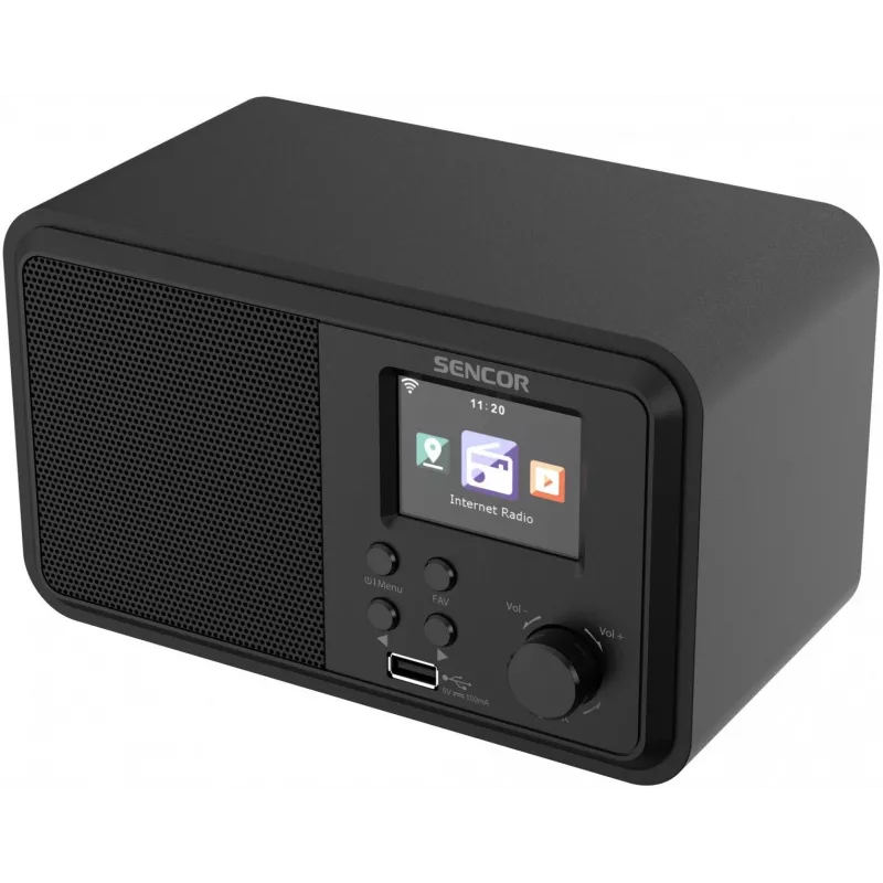 Radio stołowe SENCOR SIR 5100WDB — 4 W, Wi‑Fi, FM