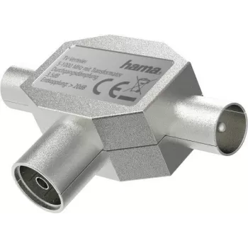 Hama 00205236 rozgałęźnik/łącznik kablowy srebrny