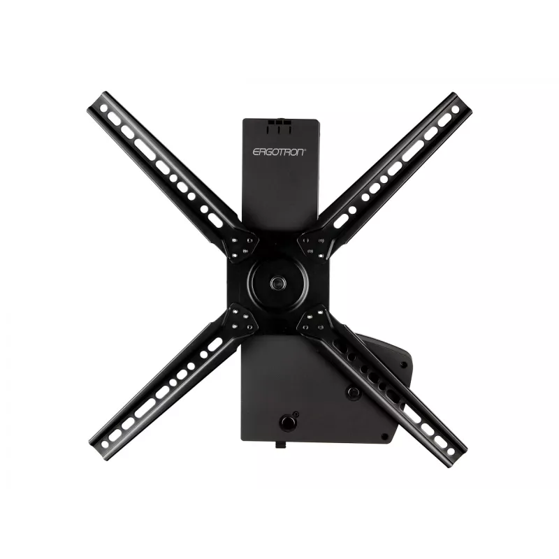 Ergotron Glide Wall Mount LD-X - Befestigungskit (Schwenkarm, VESA-Adapter, Befestigungselemente, lift assembly) für LCD-Display - Schwarz - Bildschir