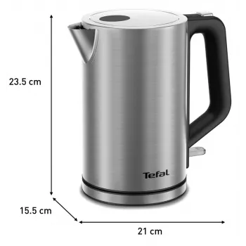 Czajnik elektryczny Tefal KI513D10 stal nierdzewna 1,7 L 2200 W, bezprzewodowy, podstawa 360°