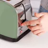 Toster Taurus Vintage II 7, 2-kromkowy, 950 W, oliwkowy, obudowa ze stali nierdzewnej, szerokość szczeliny 3,5 cm
