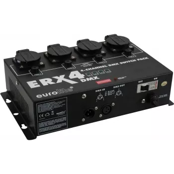 Sterownik DMX do oświetlenia EUROLITE ERX-4 4-kanałowy 16 A