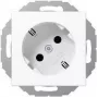 Jung SCHUKO-Gniazdo wtykowe aws 16A 250V 45° A 520-45 KI WW (A520-45KIWW)