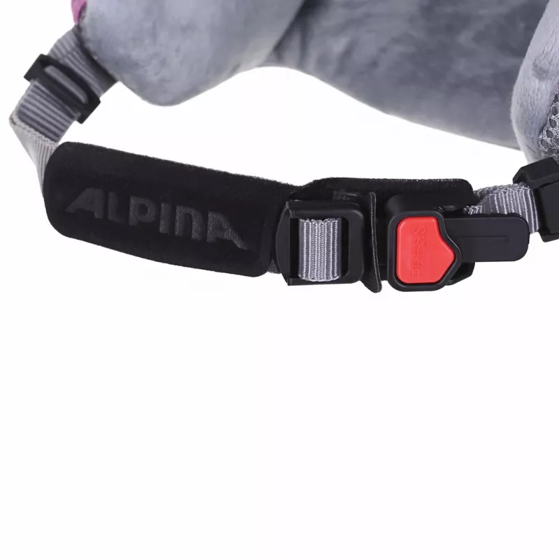 KASK NARCIARSKI ALPINA ZUPO (JASNO-RÓŻOWY matowy, 51-55 NOWY 2021)