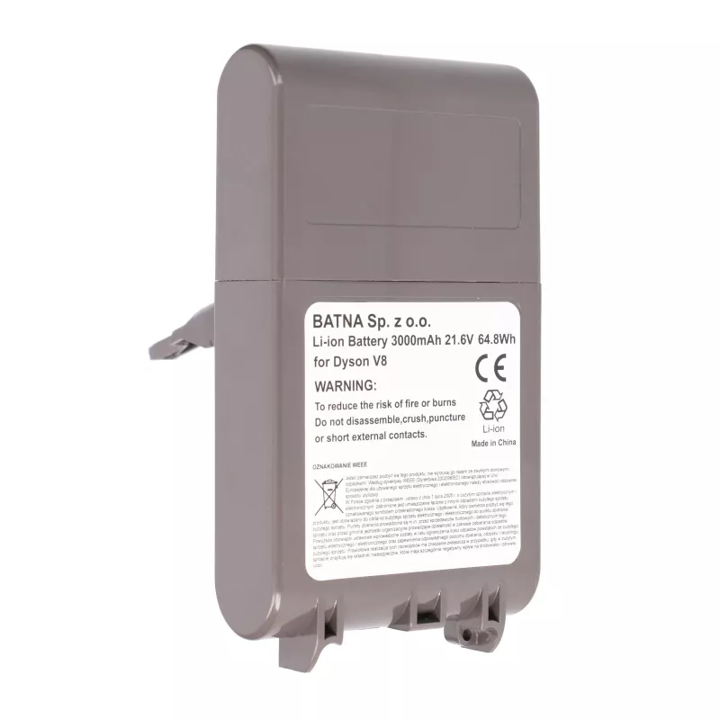 Bateria do odkurzacza Dyson V8 21,6V 3000mAh