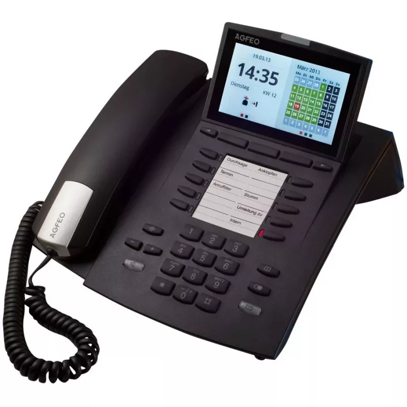 Telefon IP AGFEO ST 45 IP Czarny