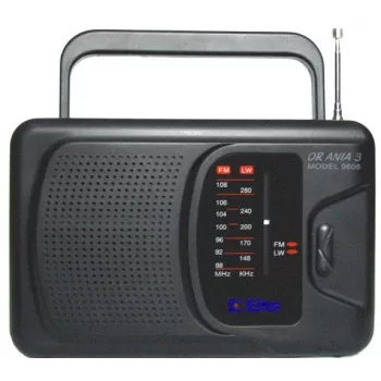 Radio zasilane sieciowo i bateryjnie FM, LW Eltra Ania