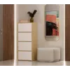 ALMA komoda dąb artisan/biały