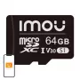 Karta pamięci MicroSD IMOU ST2-64-S1 64 GB, Class 10, Odczyt 95 MB/s, Zapis 35 MB/s, U3 V30