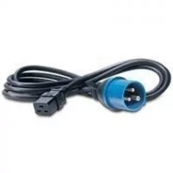 Kabel zasilający Bachmann 346.112 Czarny Niebieski 3 m IEC 309 C19