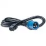 Kabel zasilający Bachmann 346.112 Czarny Niebieski 3 m IEC 309 C19