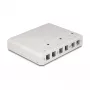DeLOCK 67052 Keystone puszka natynkowa na moduły światłowodowe, 6-portowa, biała