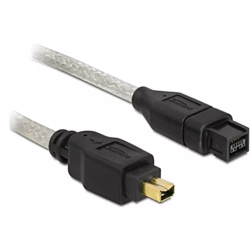Kabel FireWire A/B DeLOCK 82588 1,0 m szary