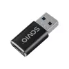 Savio AK-81 Adapter kabla wideo USB-C na USB-A Czarny