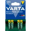 VARTA HR03 AAA Akumulator Accu Power 800 mAh 56703 Baterie ładowalne 4 szt. Zielony